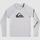 Quiksilver Boys All Time Long Sleeve Suntop - Provincial Blue- Swimwear Galore