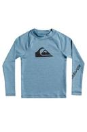 Quiksilver Boys All Time Long Sleeve Suntop - Provincial Blue- Swimwear Galore
