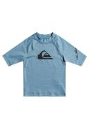 Quiksilver Boys All Time Shorts Sleeve Suntop - Provincial Blue- Swimwear Galore