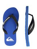 Quiksilver Boys Molokai Flip Flops - Black & Blue