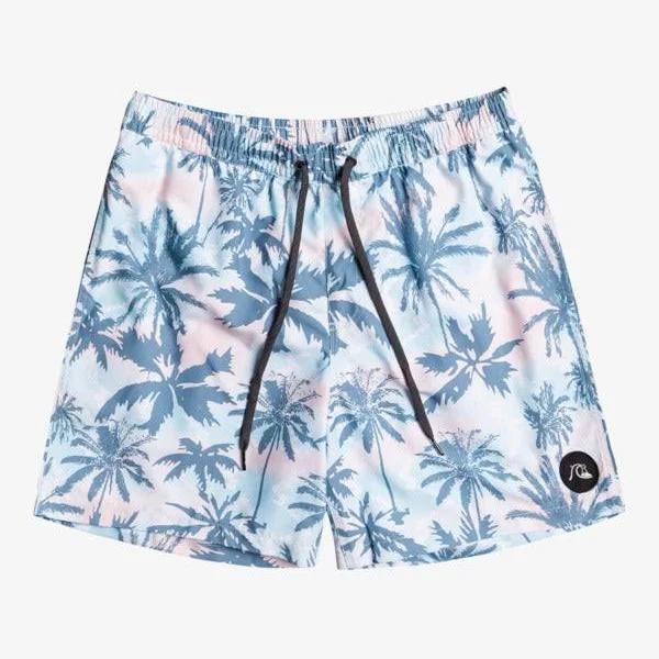 Quiksilver Men's 17" Everyday Mix Swim Trunks - Blue Grey - Swimoutlet.com