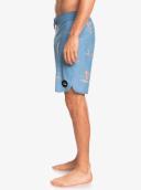 Quiksilver Men's 19" Surfsilk Scallop Board Shorts - Captains Blue - Swimoutlet.com