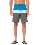 Quiksilver Men's 20" Surfsilk Panel Board Shorts - Blue Grey - Swimoutlet.com