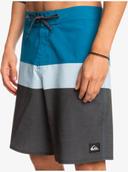 Quiksilver Men's 20" Surfsilk Panel Board Shorts - Blue Grey - Swimoutlet.com