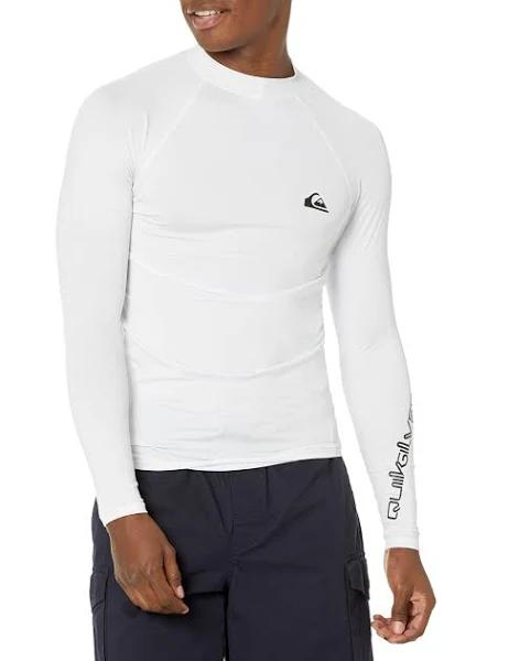 Quiksilver Men's All Time LS Long Sleeve Rashguard Surf Shirt