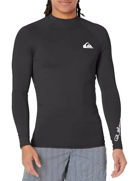 Quiksilver Men's All Time LS Long Sleeve Rashguard Surf Shirt