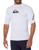 Quiksilver Men's All Time SS Short Sleeve Rashguard Surf Shirt