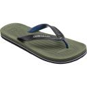 Quiksilver Men's Haleiwa Thongs Black / Green / Black 9