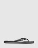 Quiksilver Men's Molokai Resin Tint Thongs Black/Grey 9