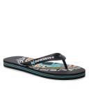 Quiksilver Men's Molokai Wordblock Thongs Black 11