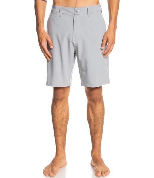 Quiksilver Men's Ocean Union Amphibian 20" Hybrid Shorts - 34 / Sleet