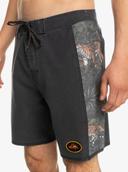 Quiksilver Men's Standard Surfsilk Washed Sessions 18 Boardshort Swim Trunk