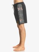 Quiksilver Men's Standard Surfsilk Washed Sessions 18 Boardshort Swim Trunk