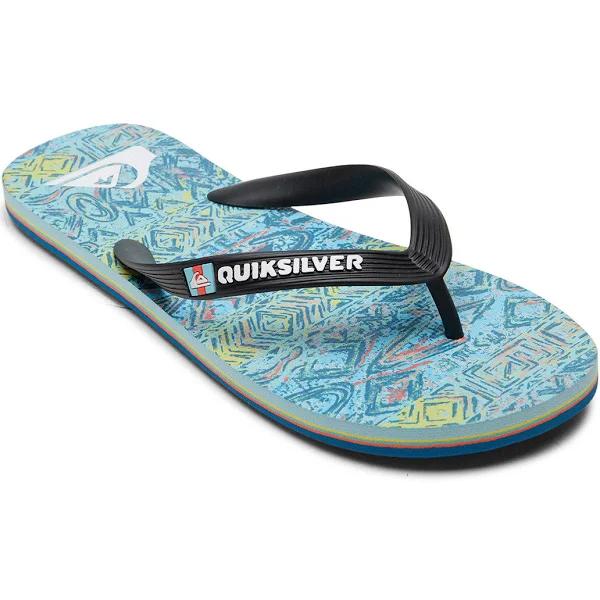 Quiksilver Molokai Art Mens Flip Flops - Blue 2