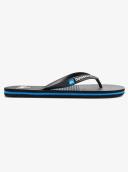 Quiksilver Molokai Black/Grey Slab Thongs Black 12