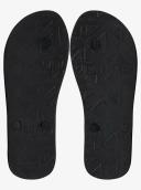 Quiksilver Molokai Black/Grey Slab Thongs Black 12