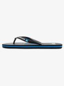 Quiksilver Molokai Black/Grey Slab Thongs Black 12