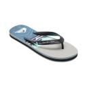 Quiksilver Molokai Panel Flip Flops Black Blue Grey - 43