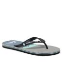 Quiksilver Molokai Panel Flip Flops Black Blue Grey - 43