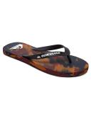 Quiksilver Molokai Panel Thongs in Black 10