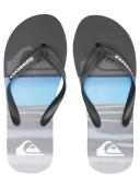 Quiksilver Molokai Panel Thongs in Black 10