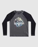 Quiksilver Next Gen Long Sleeve Rash Vest in Grey 5