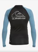 Quiksilver On Tour - Long Sleeve UPF 50 Rash Vest For Boys 8-16 Black 8