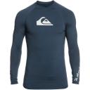 Quiksilver Surf All Time Short Sleeve T Shirt Blue Black - M