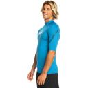 Quiksilver Surf All Time Short Sleeve T Shirt Blue Black - M