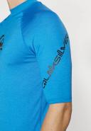 Quiksilver Surf All Time Short Sleeve T Shirt Blue Black - M