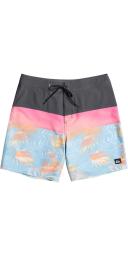 Quiksilver Surfsilk Panel 18 Inch Swim Shorts Black Pink Blue - 31