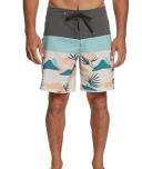 Quiksilver Surfsilk Panel 18 Inch Swim Shorts Black Pink Blue - 31