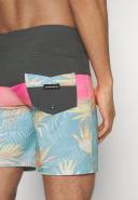 Quiksilver Surfsilk Panel 18 Inch Swim Shorts Black Pink Blue - 31