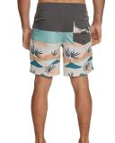 Quiksilver Surfsilk Panel 18 Inch Swim Shorts Black Pink Blue - 31