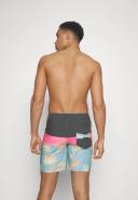 Quiksilver Surfsilk Panel 18 Inch Swim Shorts Black Pink Blue - 31
