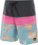 Quiksilver Surfsilk Panel 18 Inch Swim Shorts Black Pink Blue - 36