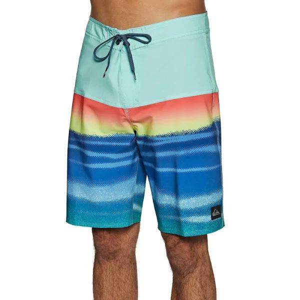 Quiksilver Surfsilk Panel Mens Boardshorts - Pool Green