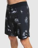 Quiksilver Surfsilk Scallop 18" Boardshort in Black 28