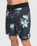 Quiksilver Surfsilk Scallop 18" Boardshort in Tarmac Black 28
