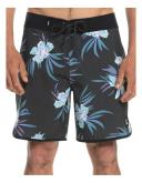 Quiksilver Surfsilk Scallop 18" Boardshort in Tarmac Black 28