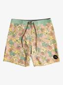 Quiksilver Surfsilk Washed 18" Boardshorts in Golden Rod Assorted 33