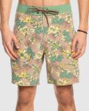 Quiksilver Surfsilk Washed 18" Boardshorts in Golden Rod Assorted 33