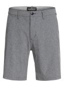 Quiksilver Union Heather Amphibian 20" Hybrid Shorts - Black - Swimoutlet.com