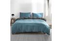 Quilt Cover Set Cotton Duvet Double Blue Dark Blue