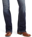R.E.A.L. Mid Rise Stretch Entwined Boot Cut Marine / 25 / XLONG