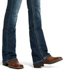 R.E.A.L. Mid Rise Stretch Entwined Boot Cut Marine / 25 / XLONG