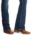 R.E.A.L. Mid Rise Stretch Entwined Boot Cut Marine / 25 / XLONG