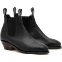 R.M. Williams Adelaide Cuban Heel Boot - D Fit - Black, 8.5 / Black