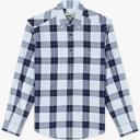 R.M.Williams Collins Shirt Dark Blue/Red/White - S