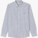 R.M. Williams Collins Shirt - White Blue, XL / White/Blue